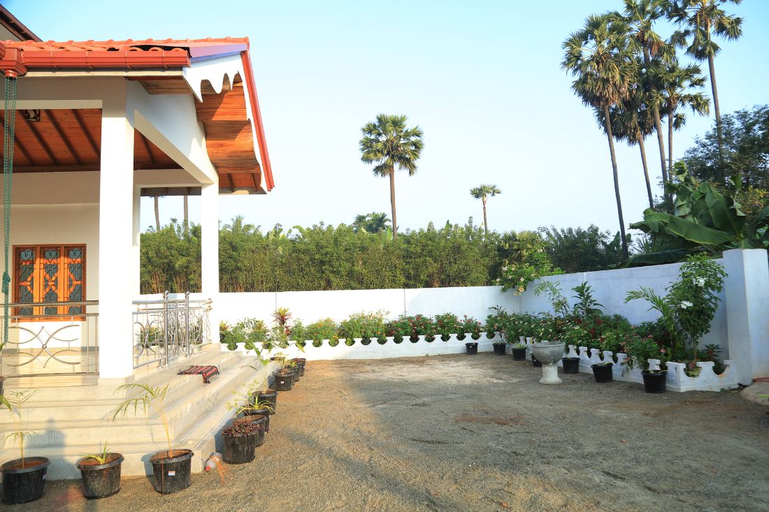 Completed house and compound