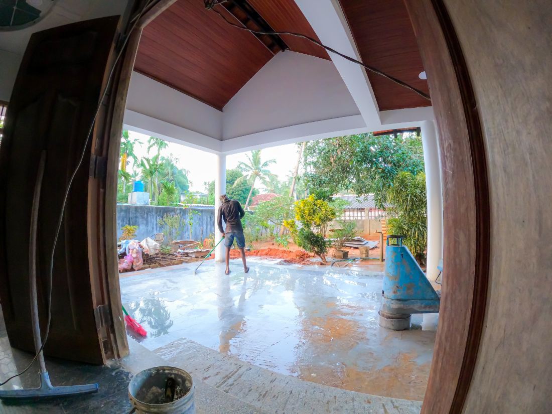 Building exterior works